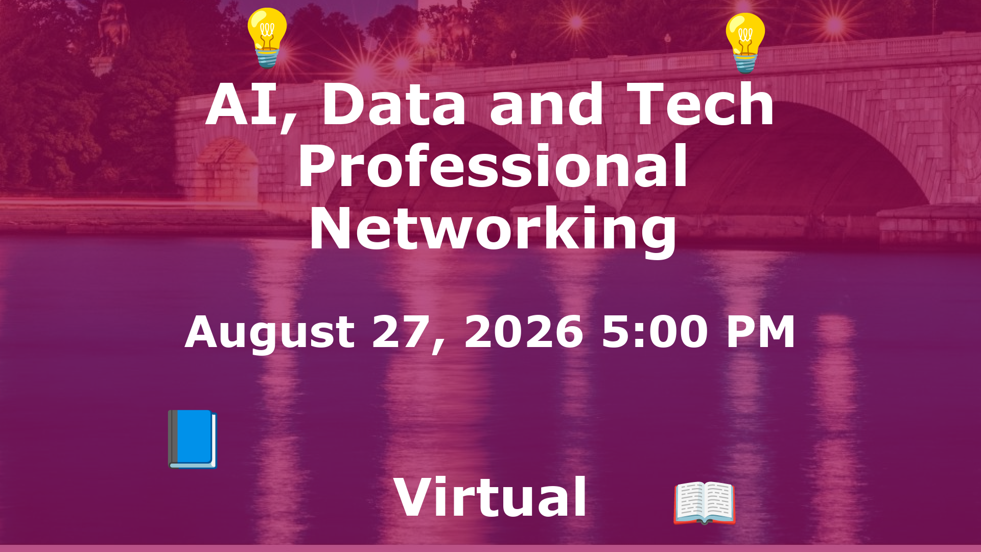 AI, Data and Tech Professional Networking event image